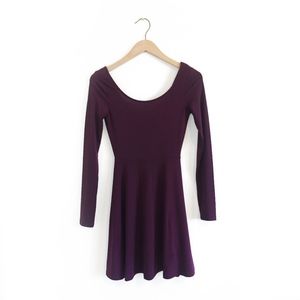 H&M Long-Sleeve Skater Dress size XS